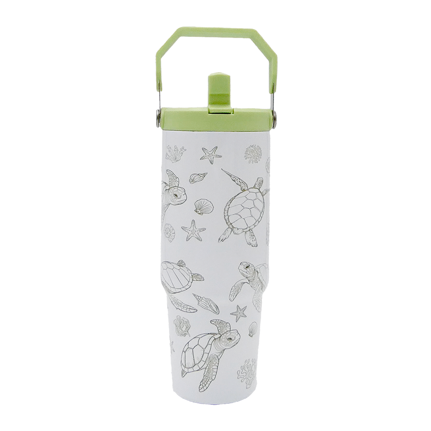 Turtles Tumbler -Top Handler 30oz