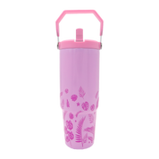 Tropical Leaves Tumbler -Top Handler 30oz