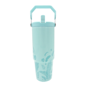 Tropical Leaves Tumbler -Top Handler 30oz