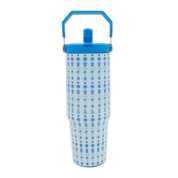 Beach Stripes Tumbler -Top Handler 30oz