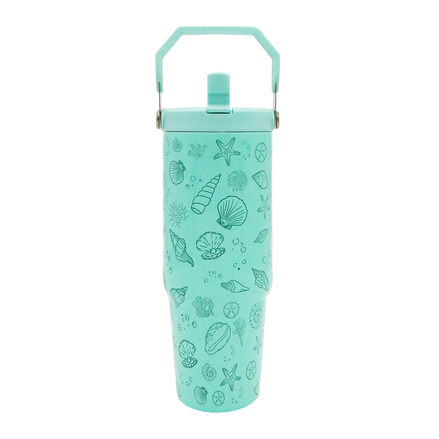 Seashells Tumbler -Top Handler 30oz