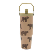 Bear Icons Tumbler -Top Handler 30oz
