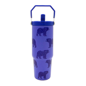 Bear Icons Tumbler -Top Handler 30oz