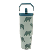 Bear Icons Tumbler -Top Handler 30oz