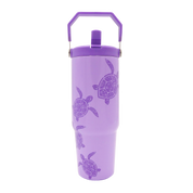 Swimming Turtles Tumbler -Top Handler 30oz