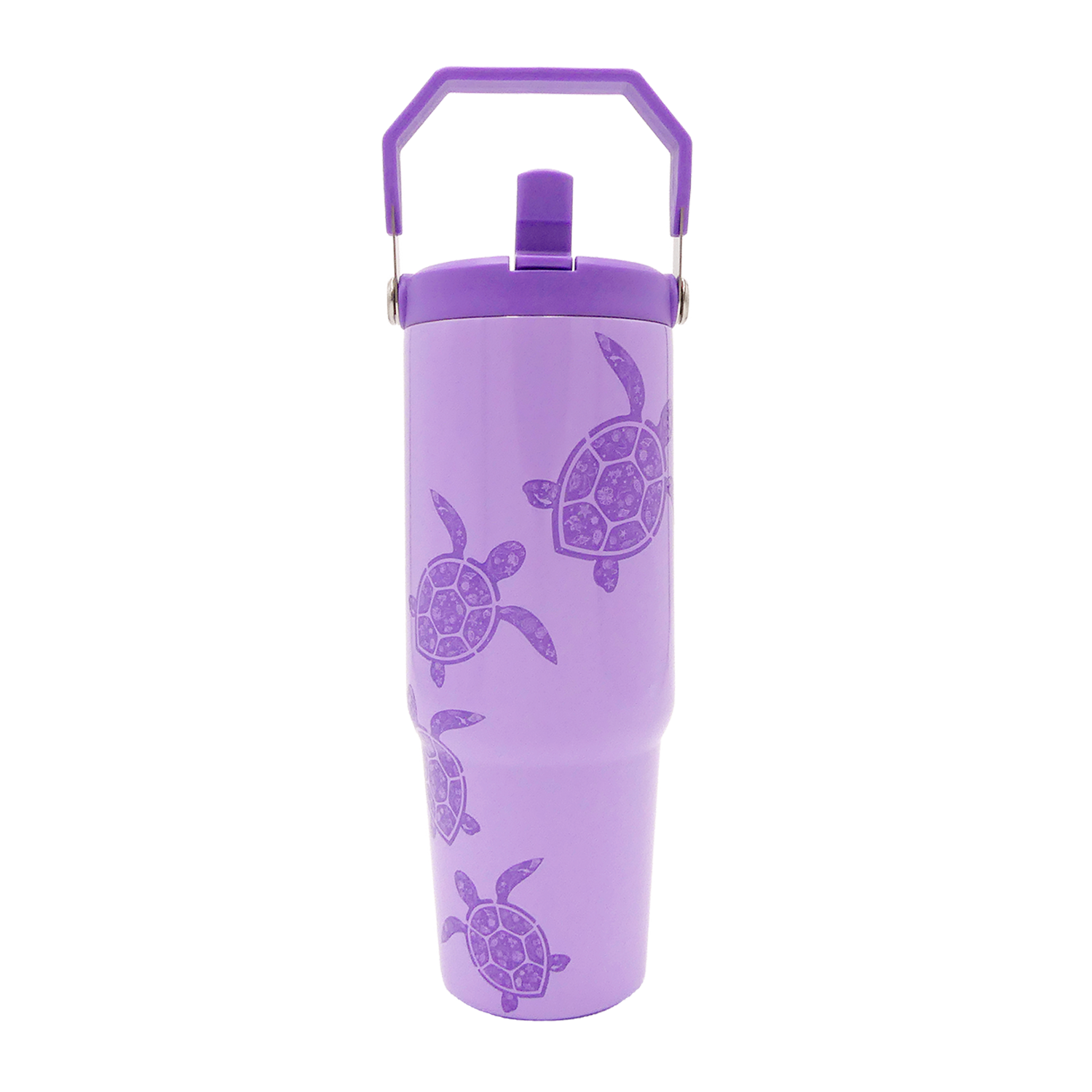 Swimming Turtles Tumbler -Top Handler 30oz