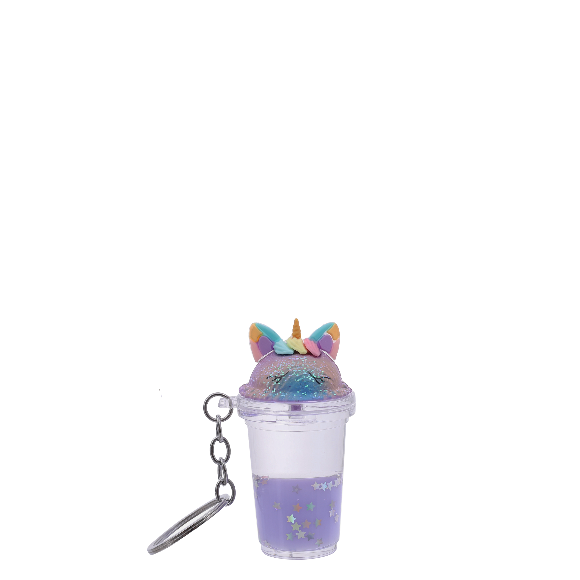 Mini Unicorn Ice Cream Cup Keychain