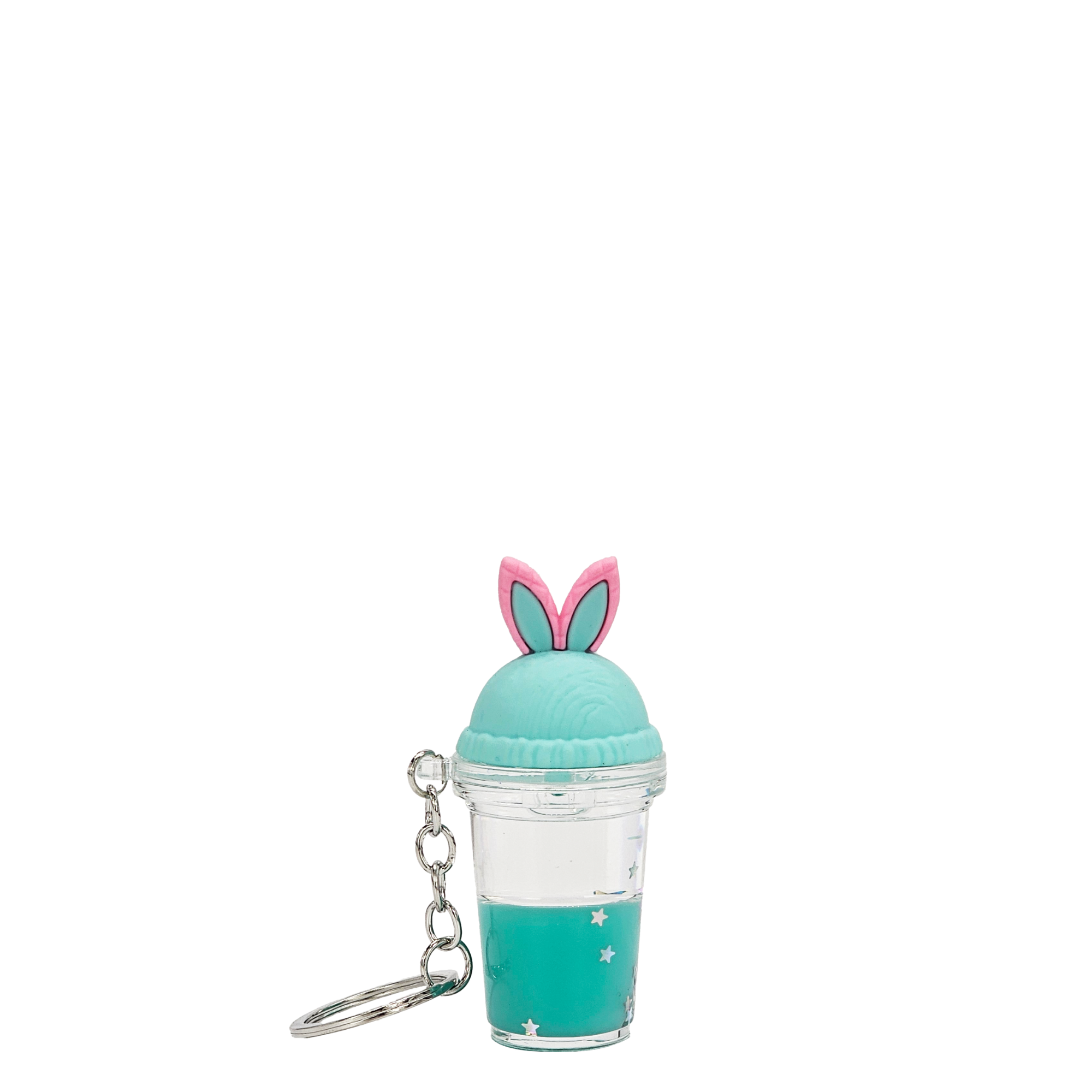 Mini Bunny Ice Cream Cup Keychain