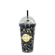 Double Wall Fridge Gel Mini Astronaut Dome Plastic Cup 16oz