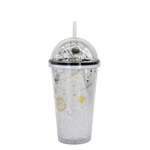 3D Astronaut Dome Lid Plastic Cup 16oz