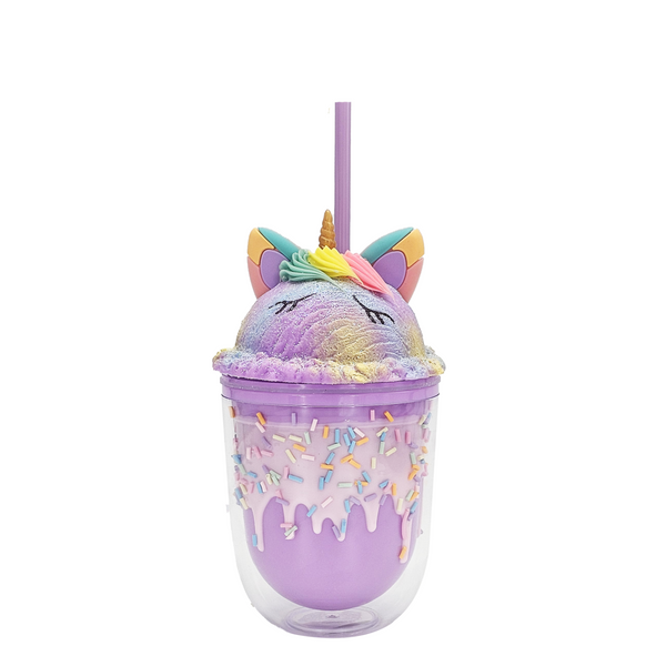 Unicorn Scoop Cone Kids Plastic Cup