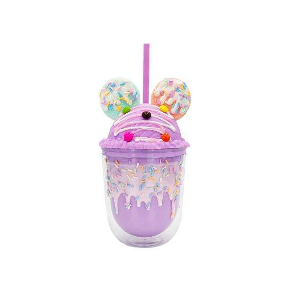 Fudge Cookie Ice Cream Kids Plastic Cup 12oz
