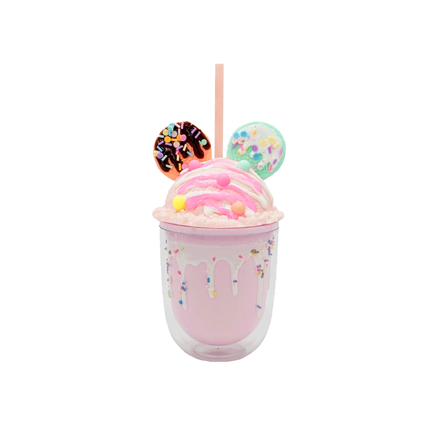 Fudge Cookie Ice Cream Kids Plastic Cup 12oz