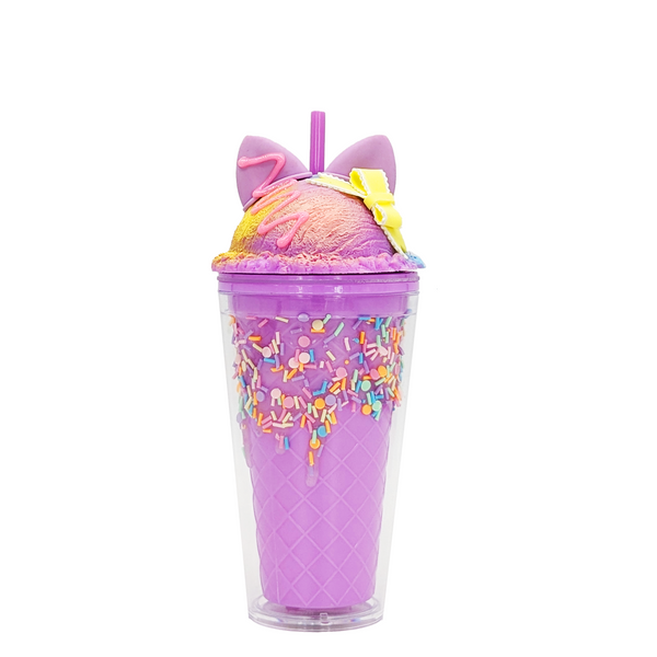 Kitty Ears Plastic Cup 16oz