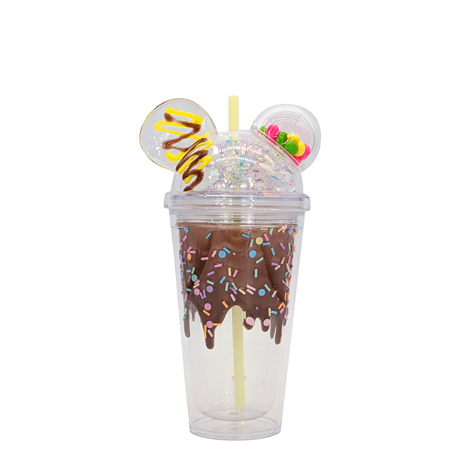 Double Wall Mickey Melt with Candy Plastic Cup 16oz
