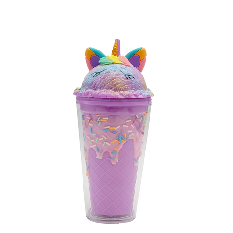 Unicorn Scoop Cone Kids Plastic Cup