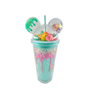 Double Wall Popcorn Candy Ear Plastic Cup 16oz