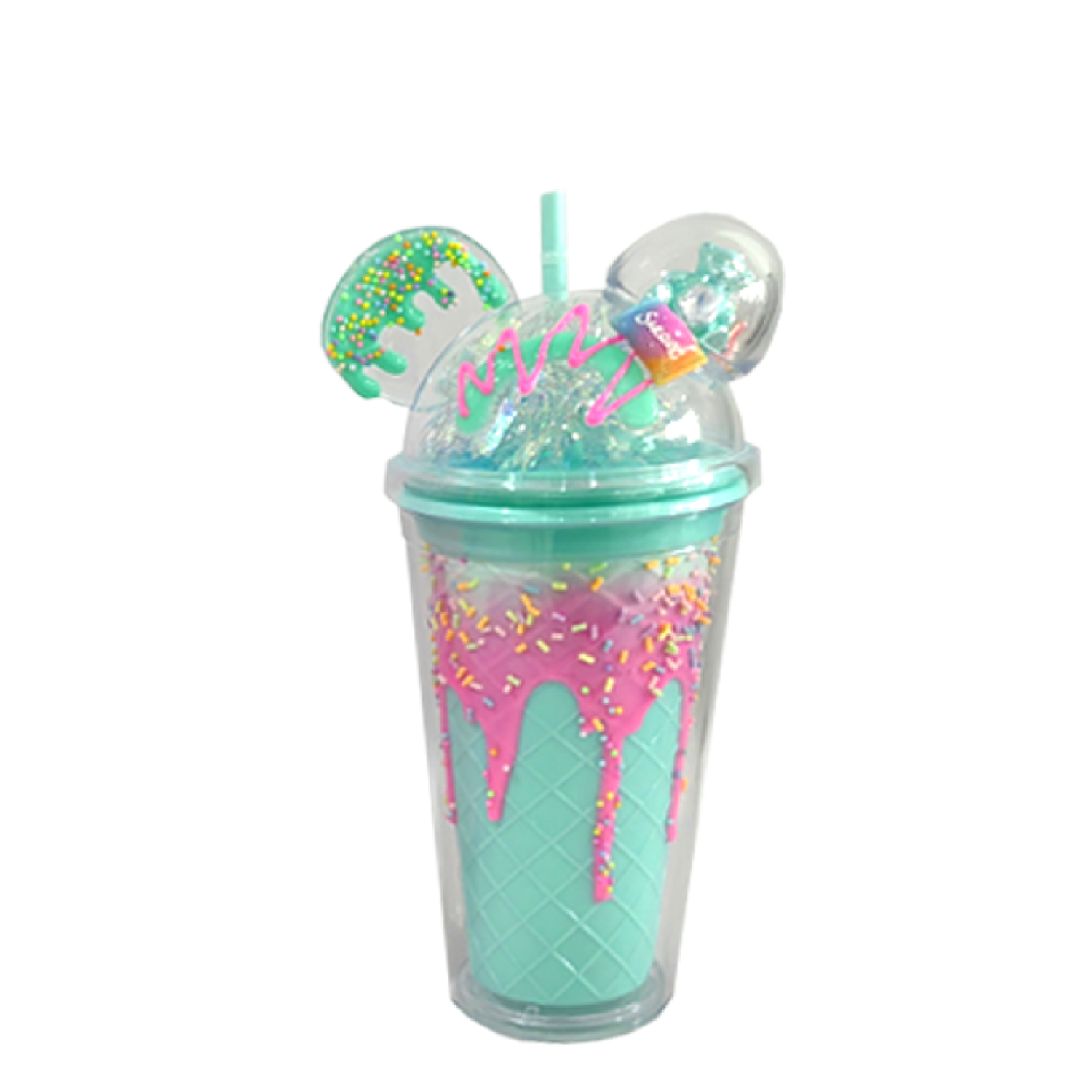 Double Wall Candy Bear Plastic Cup 16oz