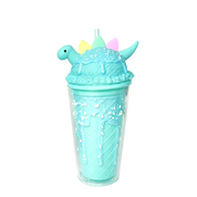 Double Wall Ice Cream Dinosaur Plastic Cup 16oz