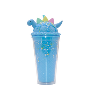 Double Wall Ice Cream Dinosaur Plastic Cup 16oz