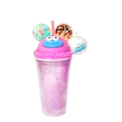 Double Wall Monster with Keychain Plastic Cup 16oz