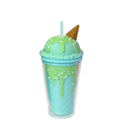 Double Wall Ice Cream Cone Plastic Cup 16oz