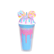 Double Wall Swirly Ears Ice Cream Plastic Cup 16oz