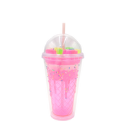 Double Wall Ice Cream Assorted Gummy Candy Plastic Cup 16oz