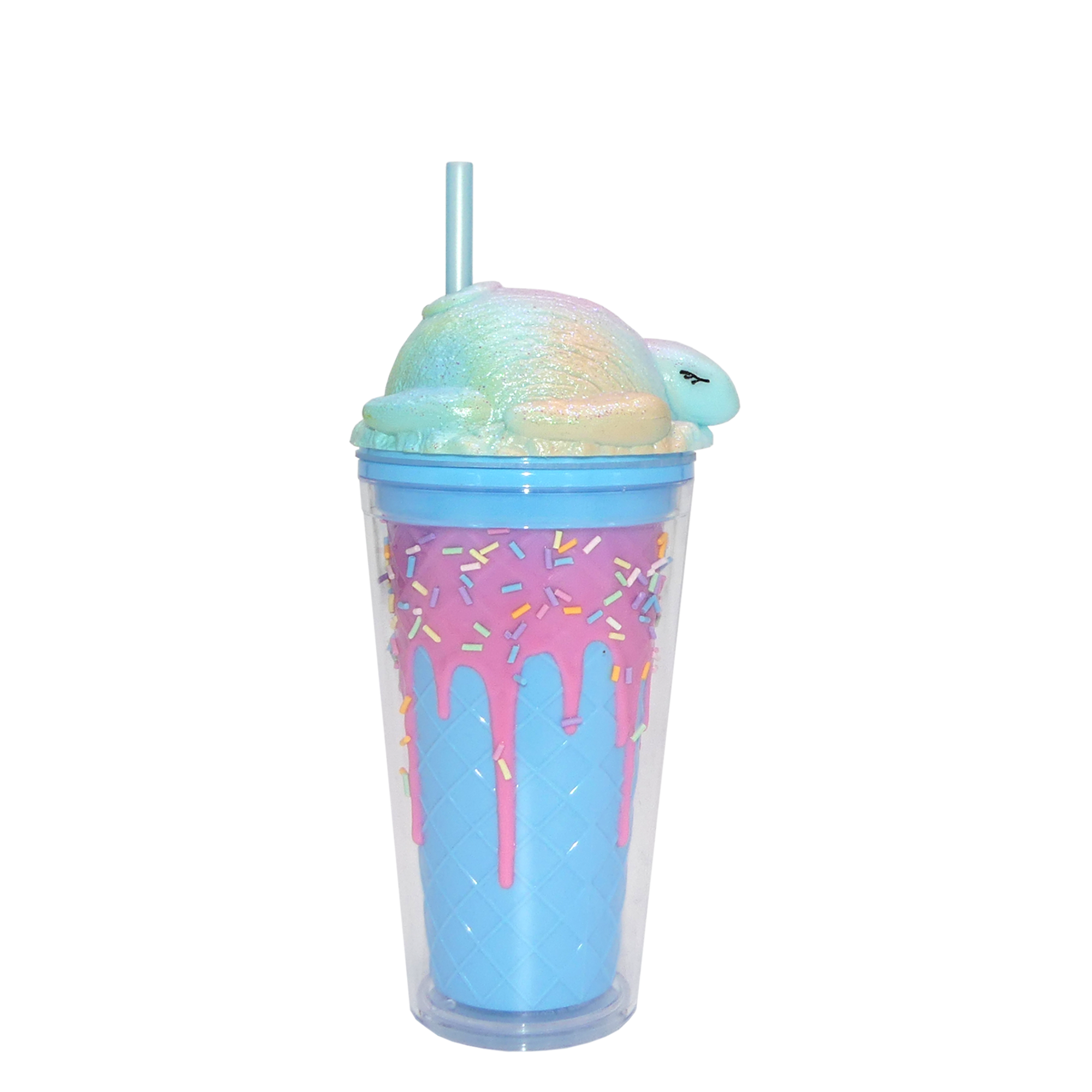 Turtle Ice Cream Plastic Cup 16oz