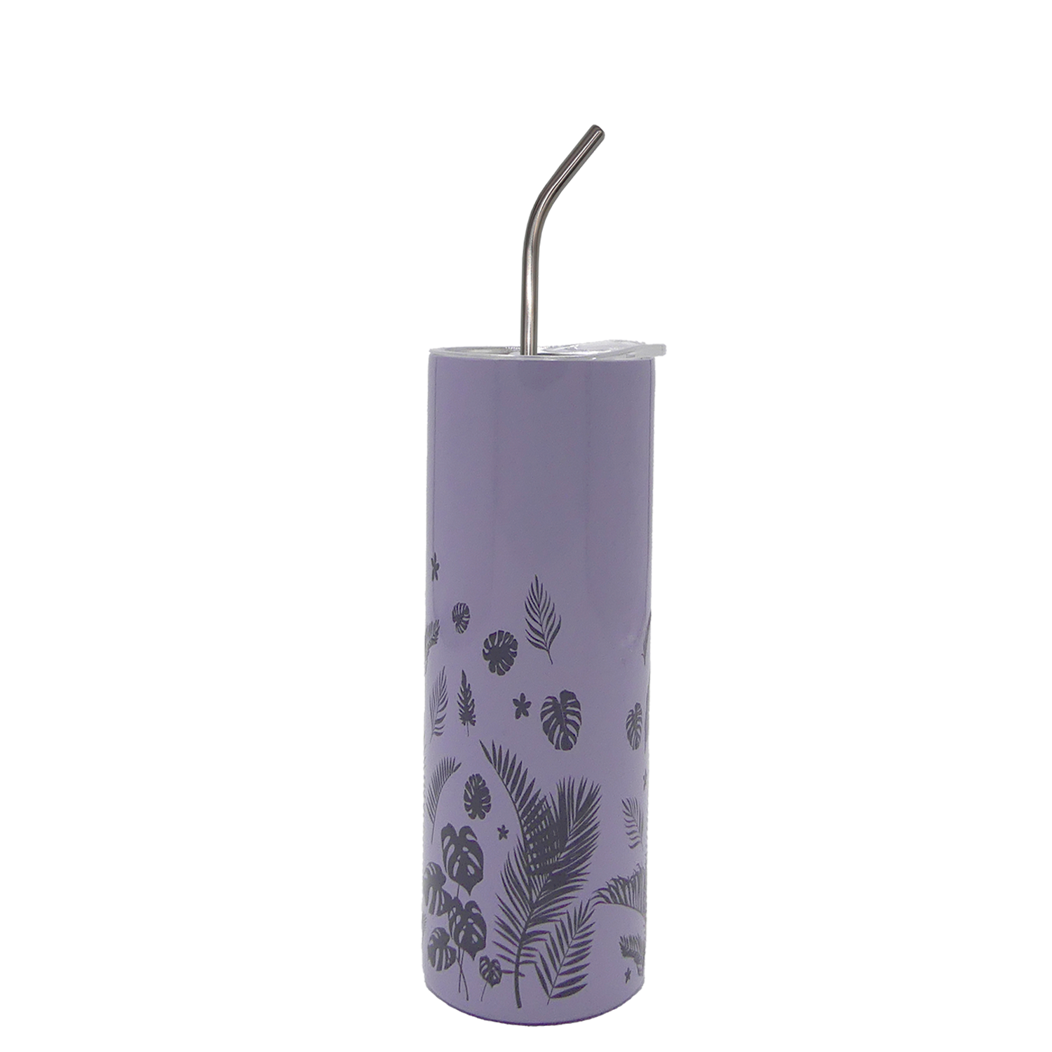 Tropical Leaves Skinny Tumbler 20oz