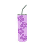 Hibiscus Skinny Tumbler 20oz