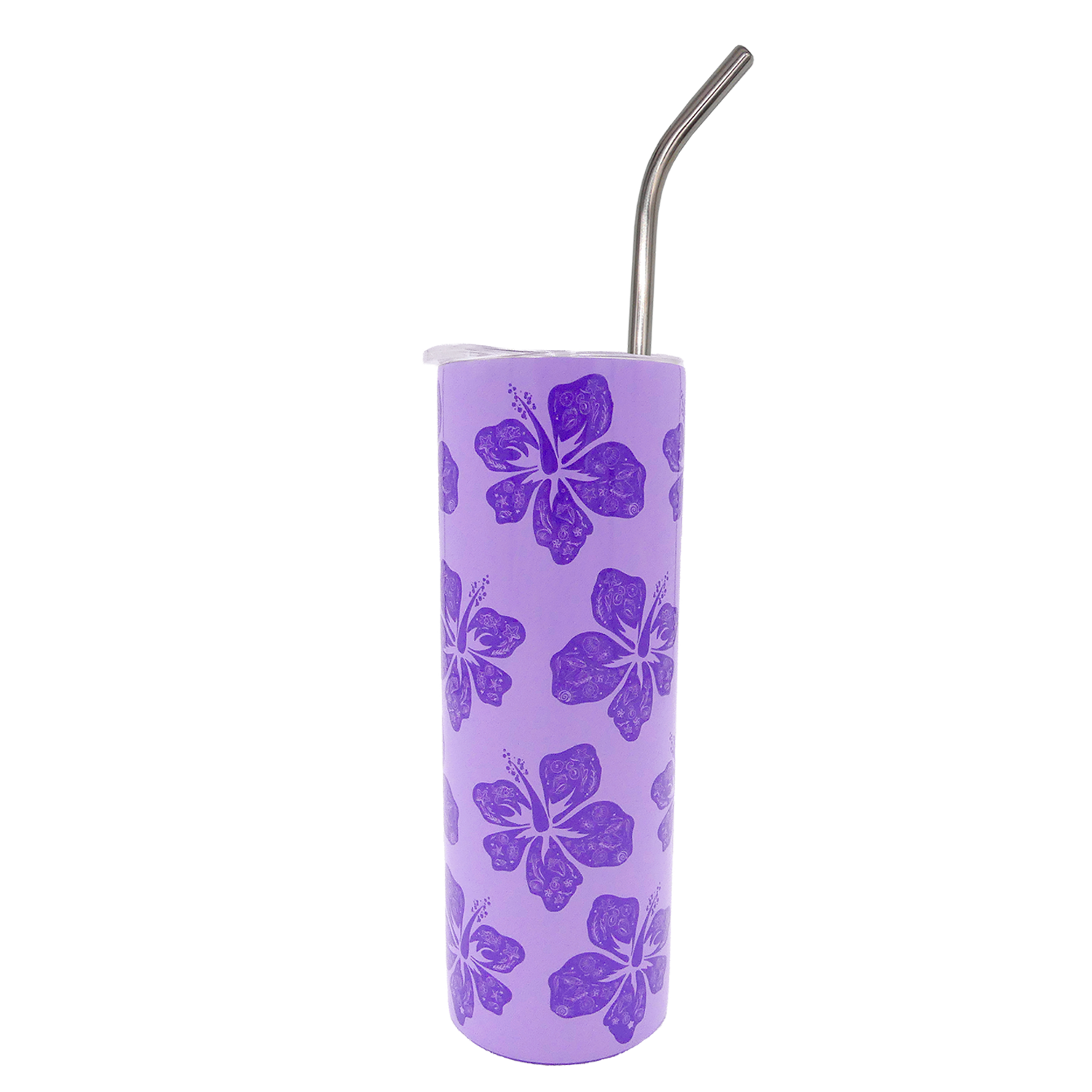 Hibiscus Skinny Tumbler 20oz