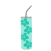 Hibiscus Skinny Tumbler 20oz