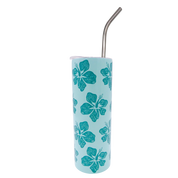 Hibiscus Skinny Tumbler 20oz