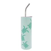 Swimming Turtles Skinny Tumbler 20oz