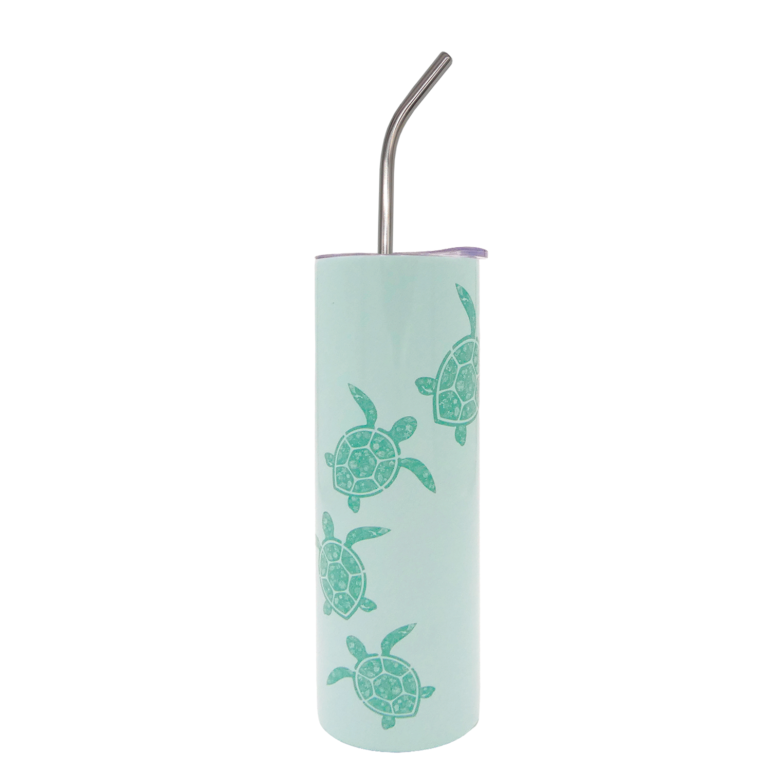 Swimming Turtles Skinny Tumbler 20oz