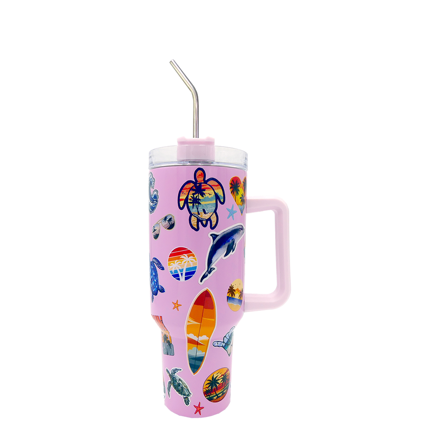 Beach Stickers Tumbler 40oz