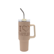 I Love Turtles Tumbler 40oz