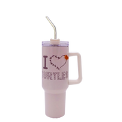 I Love Turtles Tumbler 40oz