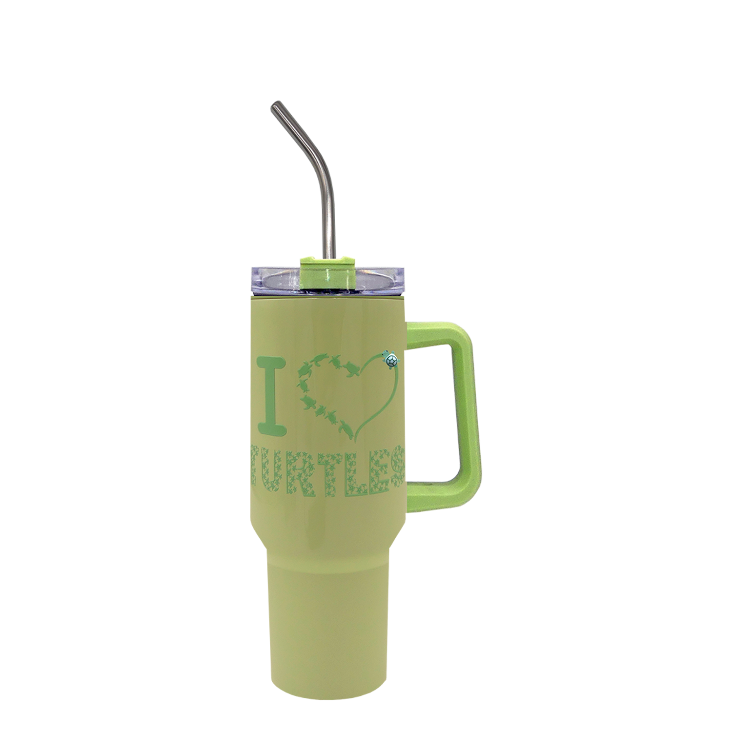 I Love Turtles Tumbler 40oz
