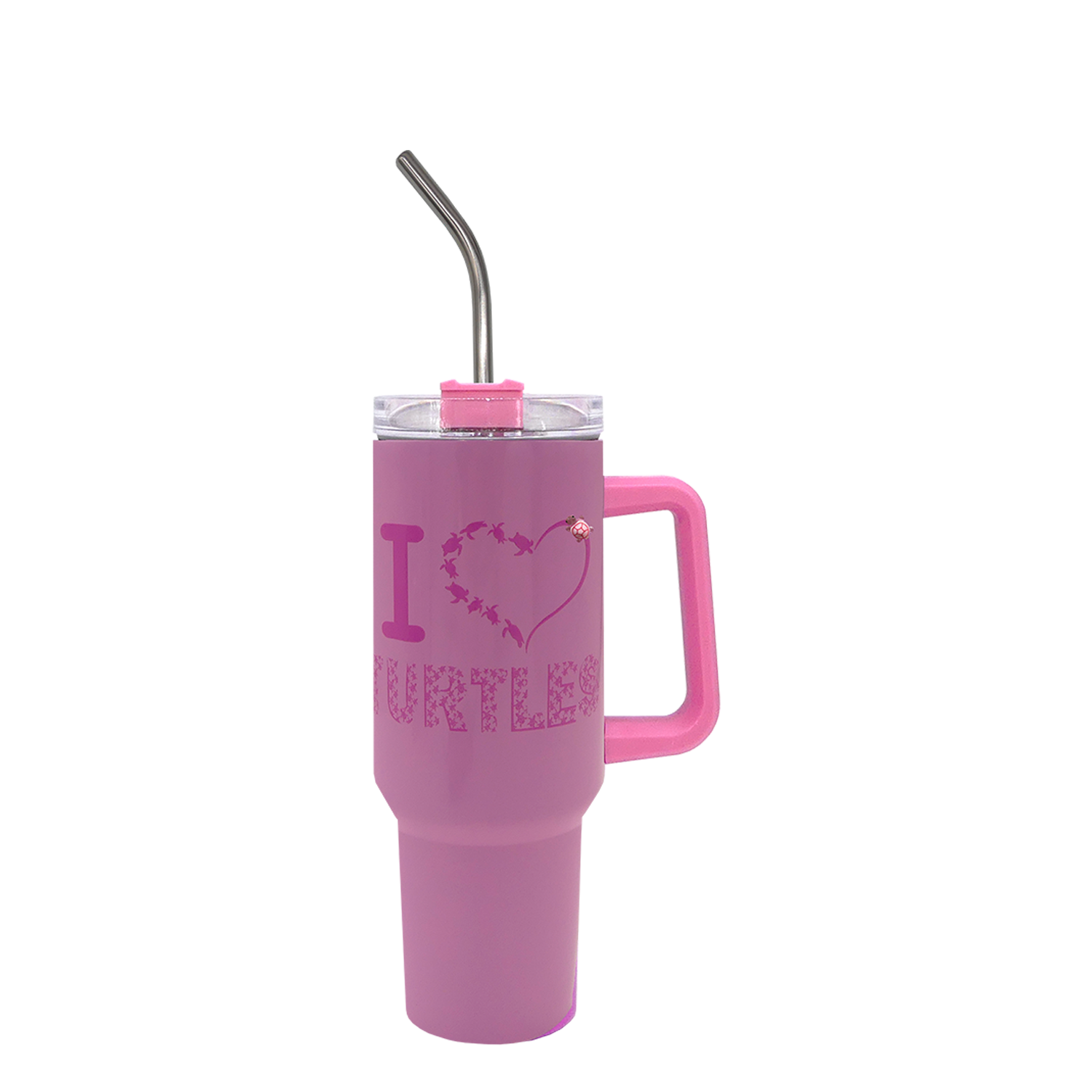 I Love Turtles Tumbler 40oz