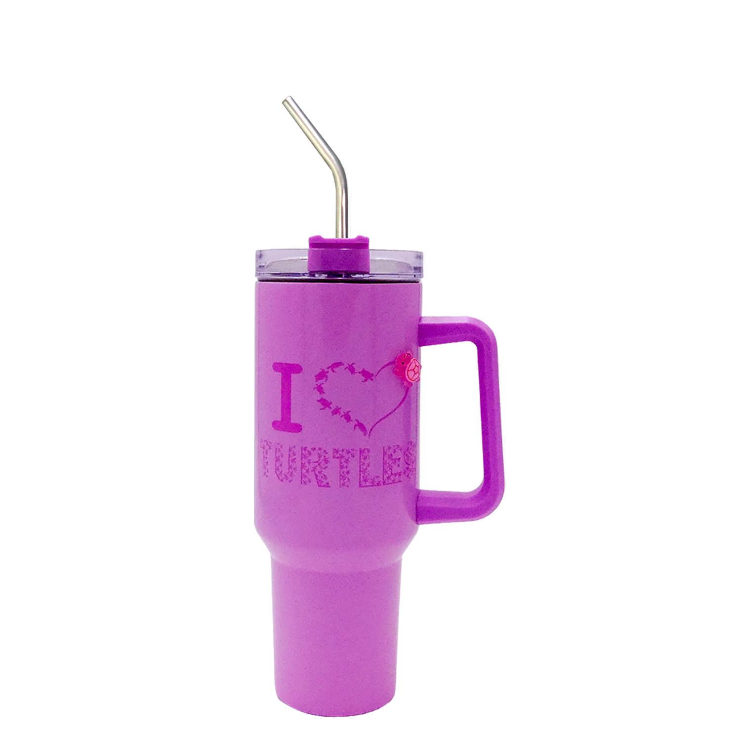 I Love Turtles Tumbler 40oz