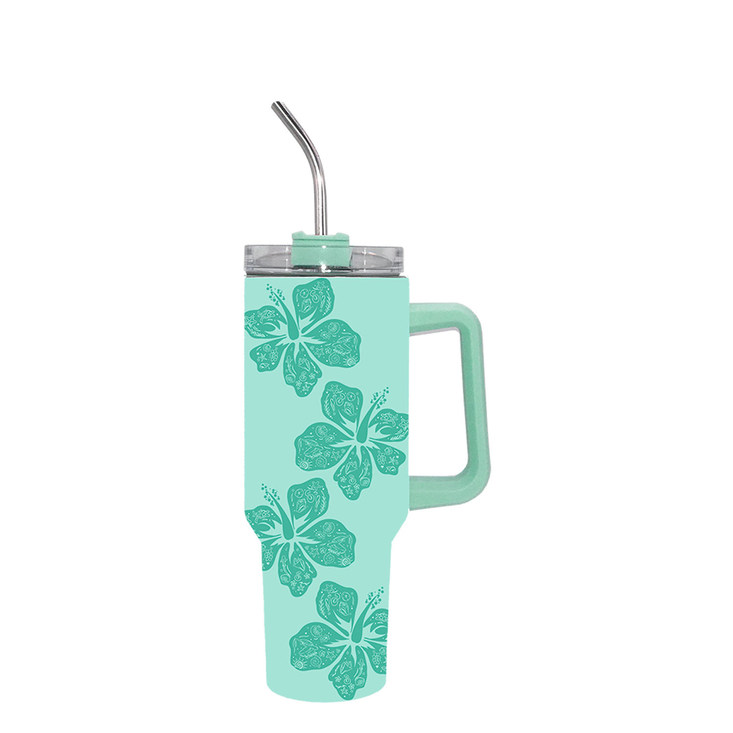 Hibiscus Tumbler 40oz