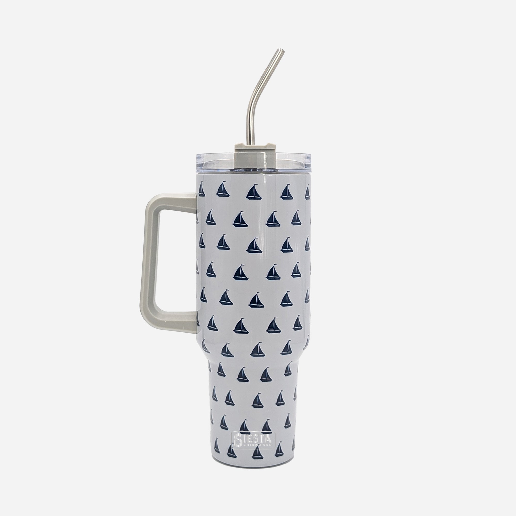 40oz Nautical Extra Large Tumbler with Handle