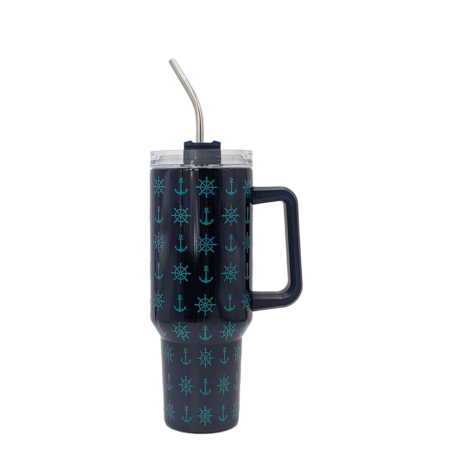 40oz Nautical Extra Large Tumbler with Handle