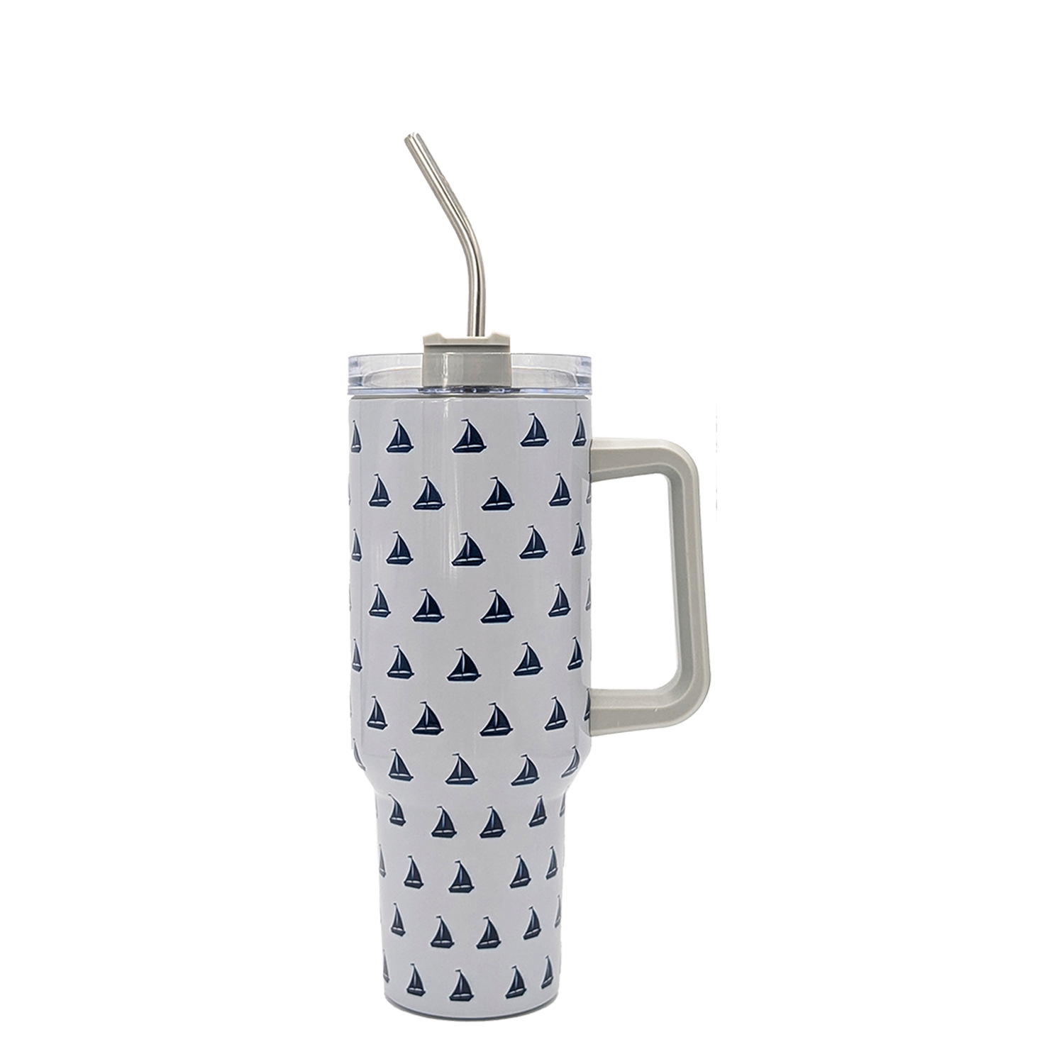 40oz Nautical Extra Large Tumbler with Handle