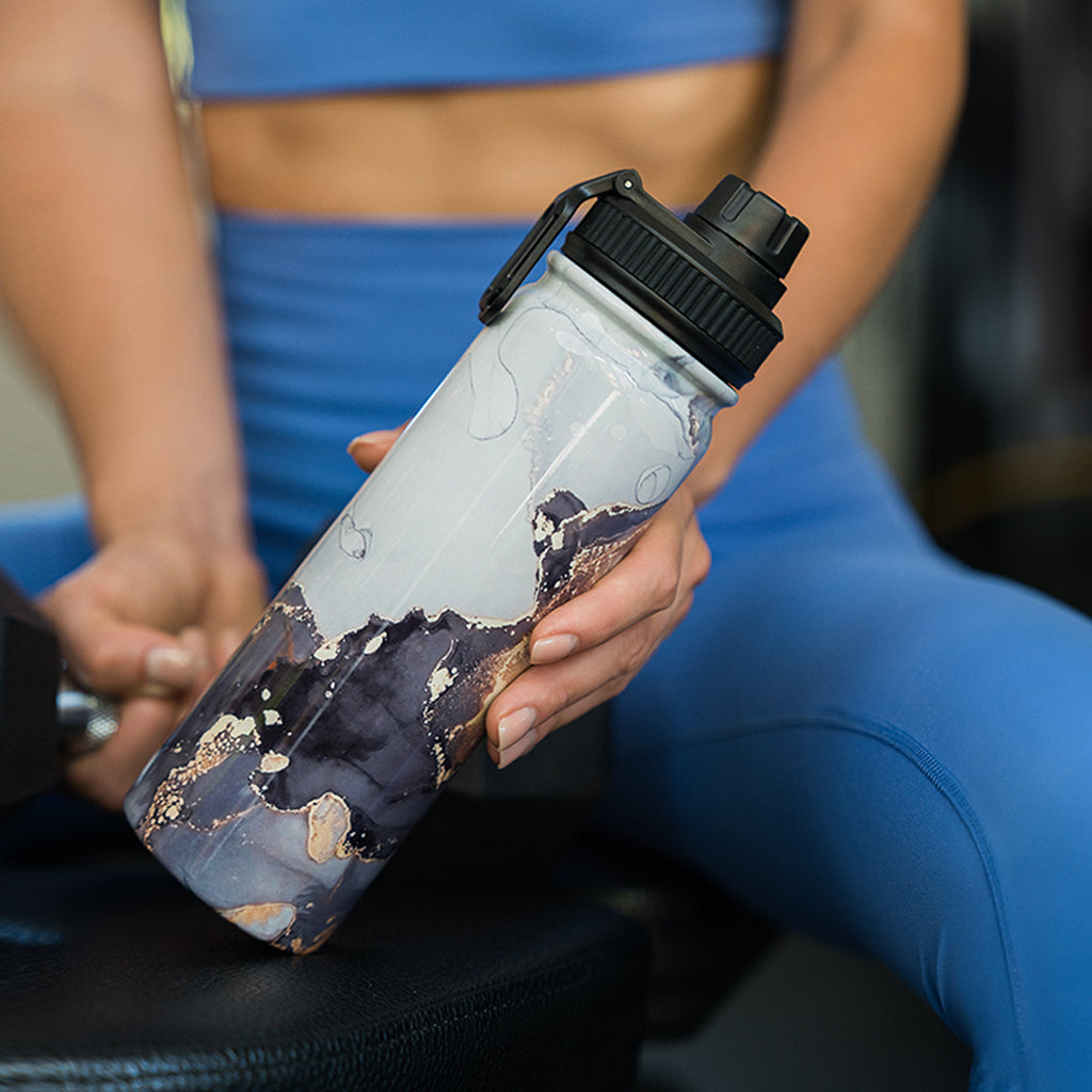 Golden Marble Sport Bottle 24oz