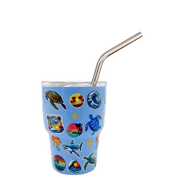 Beach Stickers Tumbler Shot 2oz