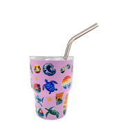 Beach Stickers Tumbler Shot 2oz