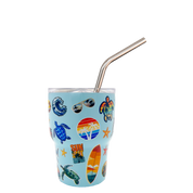 Beach Stickers Tumbler Shot 2oz